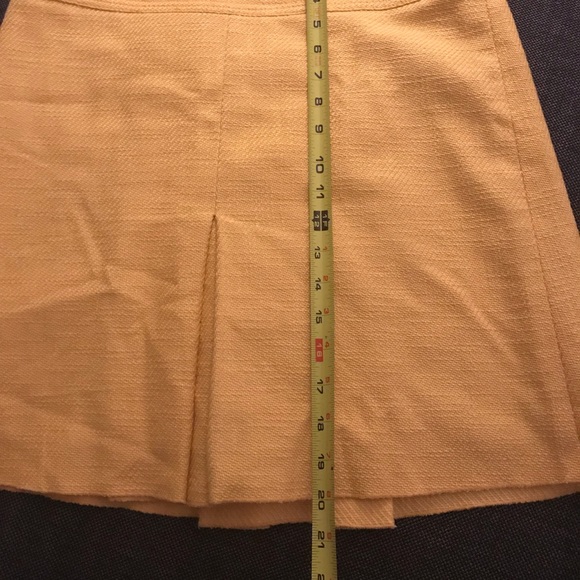 Tory Burch baelee yellow tweed skirt - Picture 4 of 6